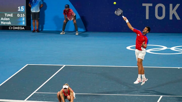 Tokyo Olympics 2020: Novak Djokovic loses second semi-final of day in mixed doubles