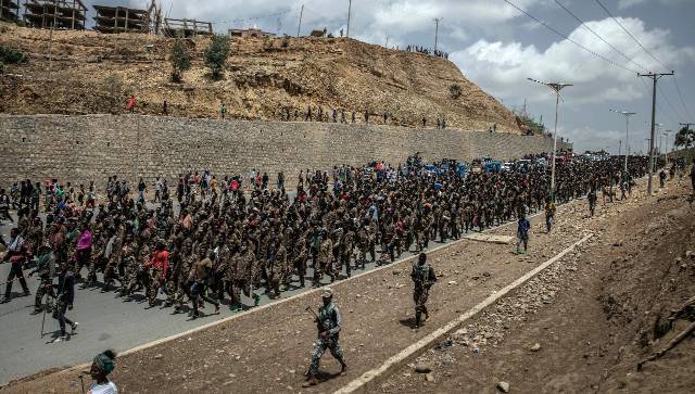 Tigray crisis: After sudden defeat, captured Ethiopian soldiers marched to prison Tigray crisis: After sudden defeat, captured Ethiopian soldiers marched to prison