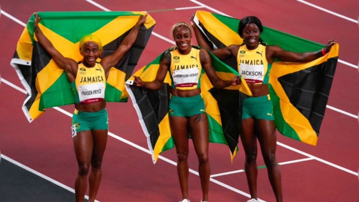 Tokyo Olympics 2020: Jamaica sweep women’s 100m podium; Simone Biles’s campaign teetering with further pullouts