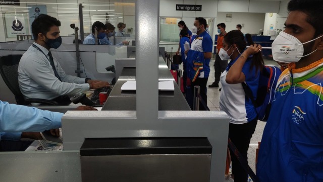 Tokyo Olympics 2020: First batch of Games-bound Indian athletes given formal send-off by Sports Minister Anurag Thakur Tokyo Olympics 2020: First batch of Games-bound Indian athletes given formal send-off by Sports Minister Anurag Thakur