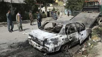 'Taliban have no intention for peace': Ashraf Ghani lashes out after rockets land outside presidential palace in Afghanistan