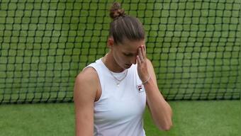 Wimbledon 2021: Karolina Pliskova ‘not proud’ of tears on court after hard-fought loss against Ashleigh Barty