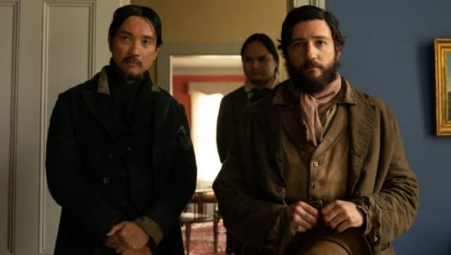 Orion Lee (King-Lu) and John Magaro (Cookie) in First Cow