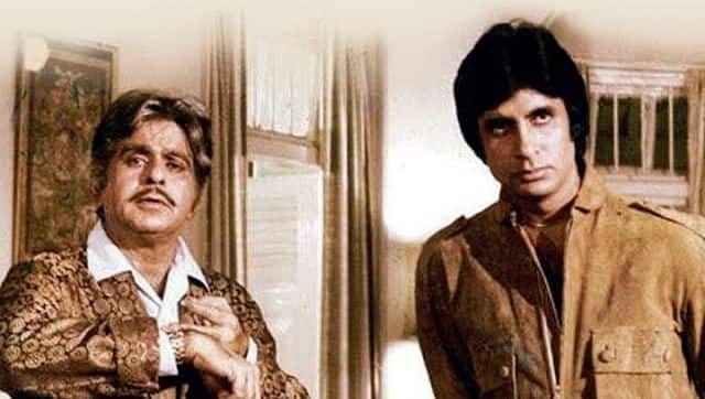 Dilip Kumar and Amitabh Bachchan in Shakti.