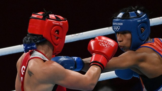 Tokyo Olympics 2020: Indian boxer Lovlina Borgohain through to 69kg quarter-finals with win over Nadine Apetz Tokyo Olympics 2020: Indian boxer Lovlina Borgohain through to 69kg quarter-finals with win over Nadine Apetz