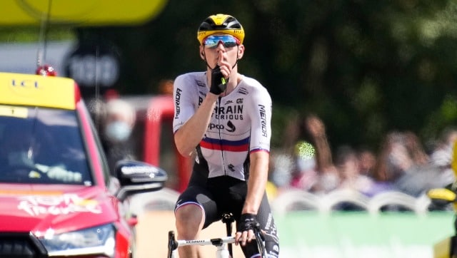Tour de France 2021: Matej Mohoric wins stage 19 day after police raid on Bahrain Victorious