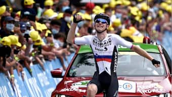 Tour de France 2021: Matej Mohoric wins stage seven as Mathieu van der Poel keeps yellow jersey