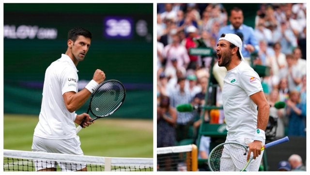 It's Novak Djokovic vs. Matteo Berrettini in Wimbledon Final - The New York  Times