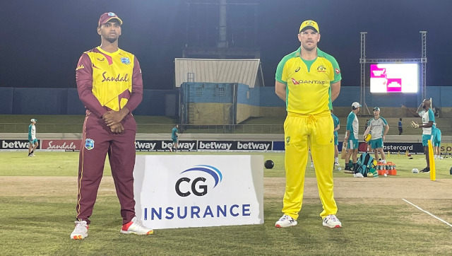 Highlights, West Indies vs Australia, 4th T20I in St Lucia, Full Cricket Score: Visitors win by four runs Highlights, West Indies vs Australia, 4th T20I in St Lucia, Full Cricket Score: Visitors win by four runs