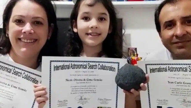 Seven-year-old Brazilian girl discovers 7 asteroids for NASA, becomes world's youngest astronomer Seven-year-old Brazilian girl discovers 7 asteroids for NASA, becomes world's youngest astronomer