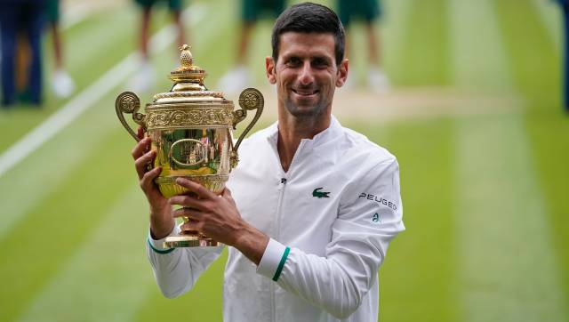 In Numbers: Novak Djokovic wins Wimbledon, goes level with Roger Federer, Rafael Nadal on 20 Grand Slam titles In Numbers: Novak Djokovic wins Wimbledon, goes level with Roger Federer, Rafael Nadal on 20 Grand Slam titles