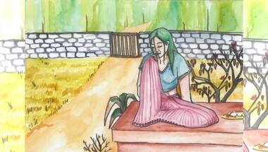 Ashtanayika of classical dance: On the proshitapatika, a woman made anxious by her lover's duty-bound departure