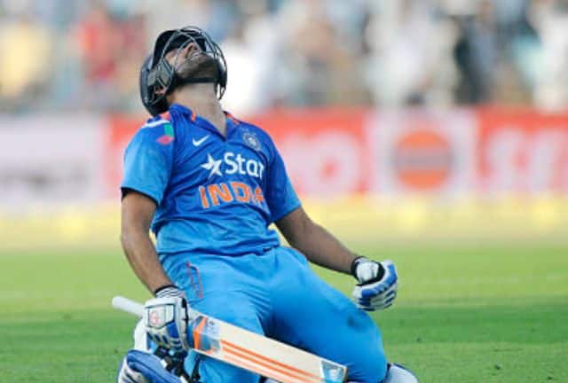 Rohit Sharma broke records en route to his knock of 264 in 2014. Sportzpics