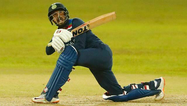 Sri Lanka won the toss and asked India to bat. The visitors named four T20 debutants in Devdutt Padikkal, Ruturaj Gaikwad, Nitish Rana and Chetan Sakariya. Ruturaj (in picture) played an 18-ball cameo of 21 before being dismissed by Dasun Shanaka. AP  