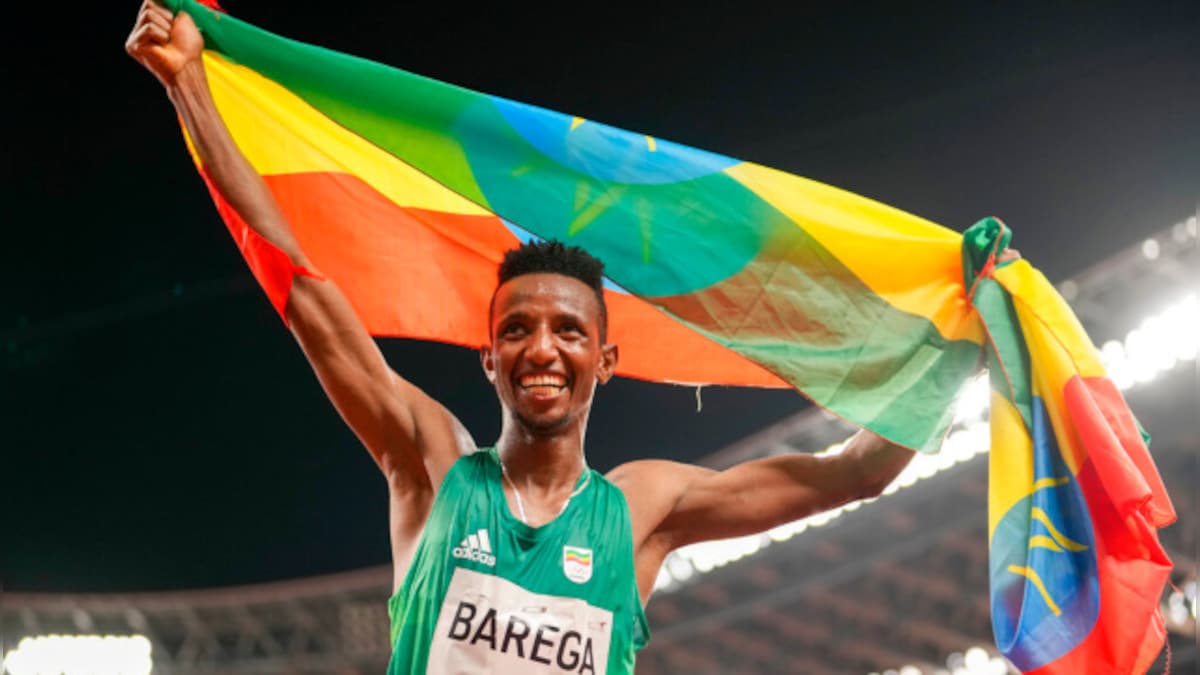 Tokyo Olympics 2020: Ethiopian distance runner Selemon Barega claims first gold in athletics as event gets underway