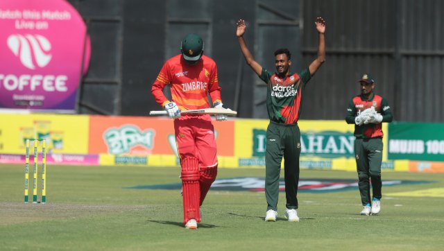 Zimbabwe vs Bangladesh: Shakib al Hasan, Shoriful Islam star as visitors win by three wickets to seal ODI series victory Zimbabwe vs Bangladesh: Shakib al Hasan, Shoriful Islam star as visitors win by three wickets to seal ODI series victory