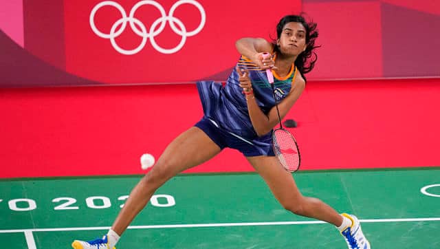 Another positive outcome for India came when PV Sindhu breezed into the quarter-finals in the women’s singles badminton after beating Denmark’s Mia Blichfeldt 21-15, 21-13. Sindhu will face Japan’s Akane Yamaguchi in the last eight on Friday. AP 