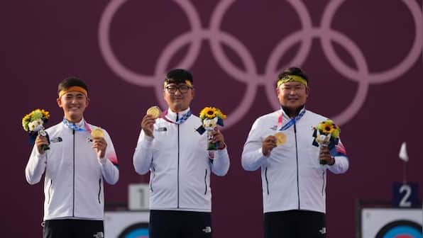 Tokyo Olympics 2020: South Korea men's team claim archery gold, teen leads way