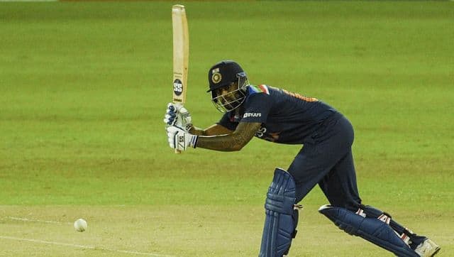 Suryakumar Yadav (50_ played a pivotal role during the Indian innings, as India posted 164/5 in 20 overs. He notched up his second T20I fifty. Twitter @ICC