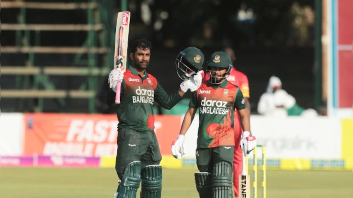 Zimbabwe vs Bangladesh: Tamim Iqbal defies pain to score century as visitors complete 3-0 ODI series cleansweep