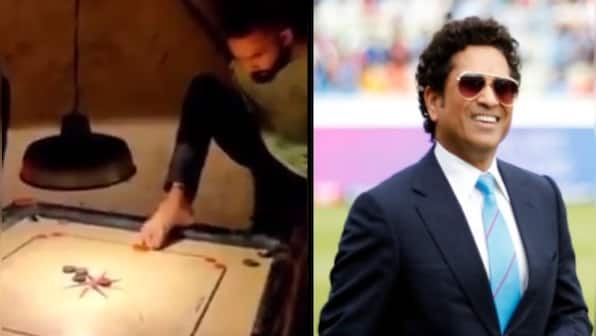 ‘Love his motivation’: Sachin Tendulkar shares video of differently-abled man playing carrom with his foot
