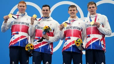 Tokyo Olympics 2020: Tom Dean, Duncan Scott lead Great Britain to gold medal in 4x200m relay