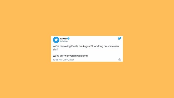 Twitter will remove its Instagram Stories-like Fleets on 3 August because 'it's working on some new stuff'