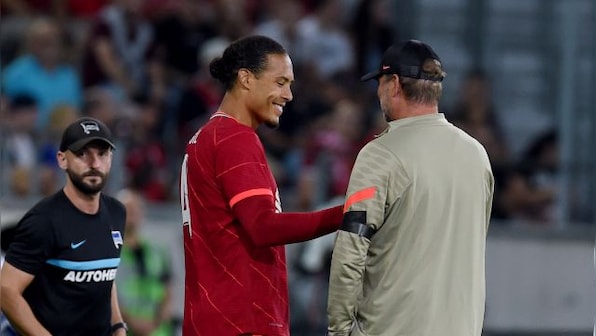 Virgil Van Dijk makes Liverpool return after nine months in friendly against Hertha Berlin