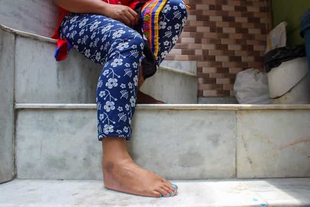 'I felt like killing myself with all that pain and the expenses I knew would follow,' says Honey, who had contracted an STD during her pregnancy. Image courtesy Jigyasa Mishra