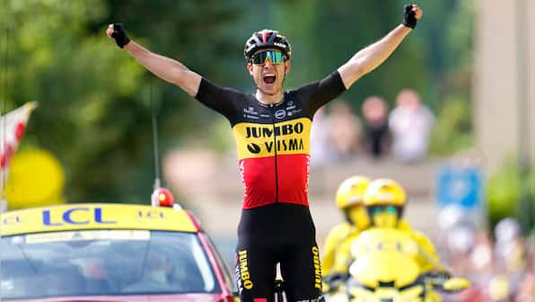 Tour de France 2021: Wout van Aert claims Ventoux stage; Tadej Pogacar keeps yellow jersey