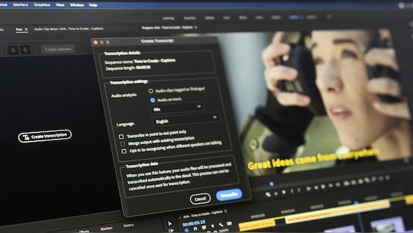Adobe Creative Cloud's update brings Speech to Text in Premiere Pro, support for M1-powered Macs and more