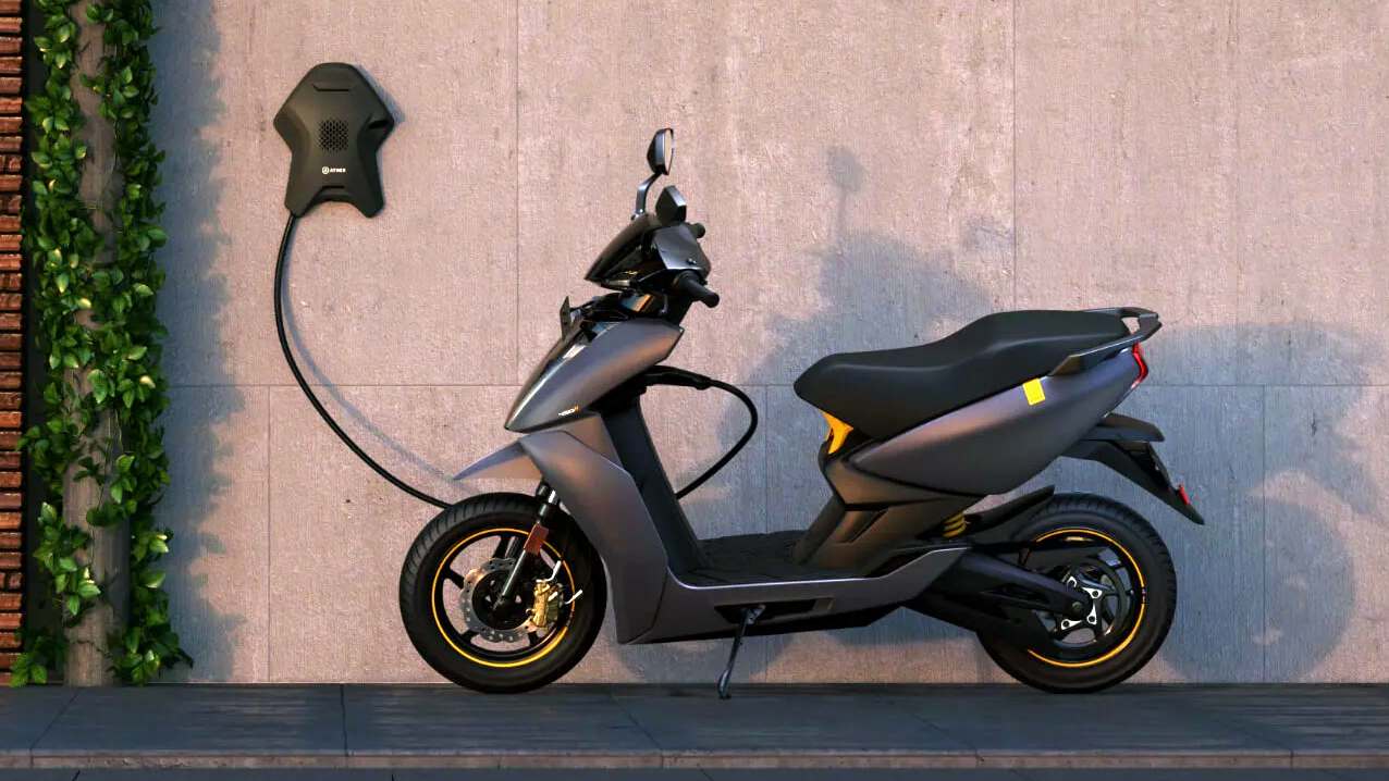 Prices of electric two-wheelers in Rajasthan are set to drop by about Rs 5,000 to Rs 10,000. Image: Ather Energy 