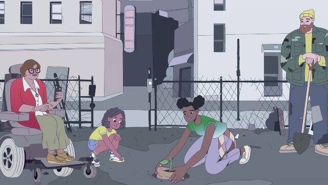 Still from Episode 1 of We the People. Netflix 