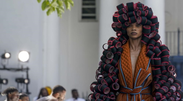 Kerby Jean-Raymond's Pyer Moss wows with couture show honoring Black inventors Kerby Jean-Raymond's Pyer Moss wows with couture show honoring Black inventors