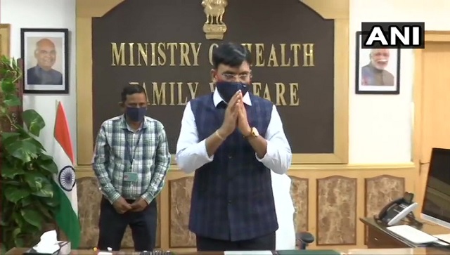 Mansukh Mandaviya takes charge as health minister: Two-time MP honoured by UNICEF for contribution to women's health Mansukh Mandaviya takes charge as health minister: Two-time MP honoured by UNICEF for contribution to women's health