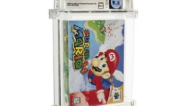 Unopened copy of Nintendo's Super Mario 64 sells for $1.56 million at Dallas auction