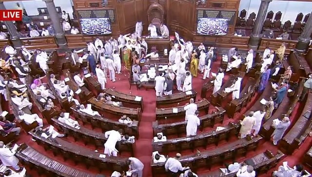Parliament: Both Houses adjourned amid Oppn ruckus; Centre to seek suspension of TMC MP for misbehaving with IT minister