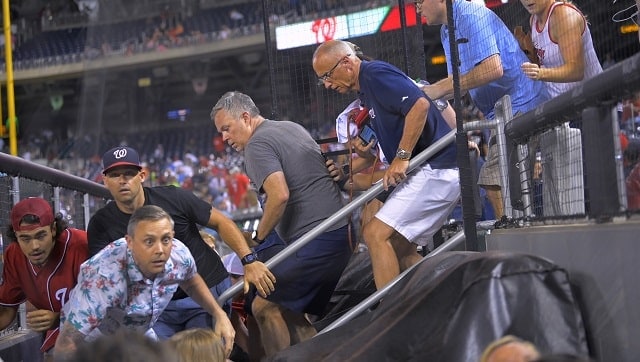 Four people shot at outside Nationals Stadium in Washington; police say no ongoing threat