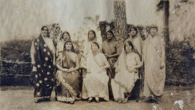 Women of the Barucha Family strike a pose for a studio photographer in Bombay. Image courtesy: Abhishek Basu. Access provided by Varun Gazdar 