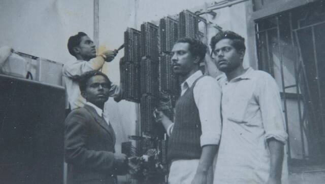 Early telecommunication engineers at Tata Steel. Jamshedpur. Image courtesy: Abhishek Basu. Access provided by Varun Gazdar 