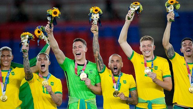 Tokyo Olympics 2020: Brazil's men’s football team to face action for not wearing official kit on podium Tokyo Olympics 2020: Brazil's men’s football team to face action for not wearing official kit on podium