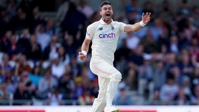 James Anderson blew away the Indian top order with a fine display of swing bowling, finishing with figures of 8-5-6-3 as India were bundled out for 78, their third-lowest total ever (78) in England. AP 