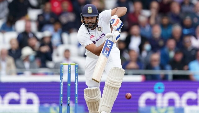 Earlier, Rohit Sharma carried on after his opening partner KL Rahul’s dismissal, scoring a patient 59, a knock laced with seven fours and a maximum. AP 