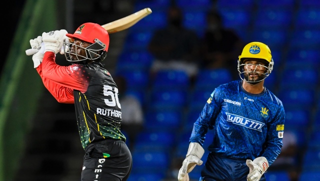 CPL 2021: Sherfane Rutherford stars in St Kitts & Nevis' win; Amazon Warriors stun Knight Riders CPL 2021: Sherfane Rutherford stars in St Kitts & Nevis' win; Amazon Warriors stun Knight Riders