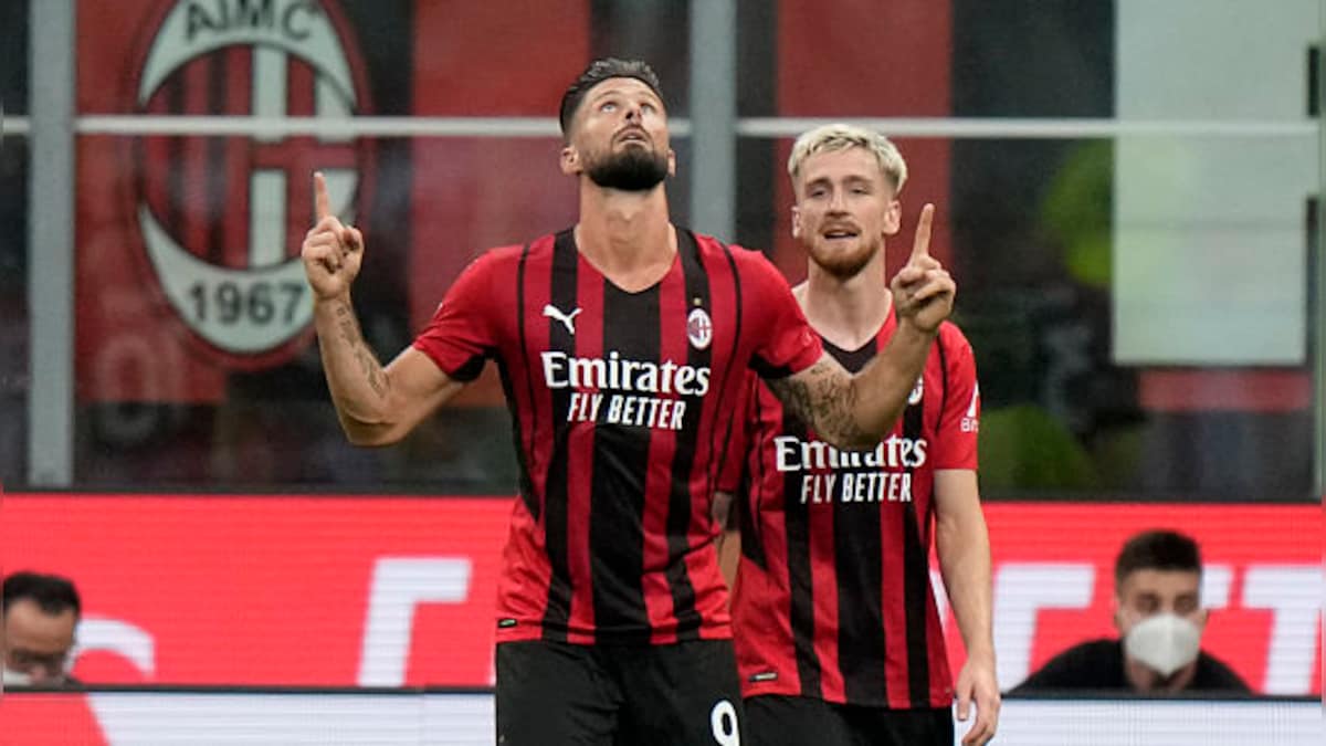 Serie A: Olivier Giroud's brace helps AC Milan beat Cagliari; Tammy Abraham scores in Roma's 4-0 win over Salernitana