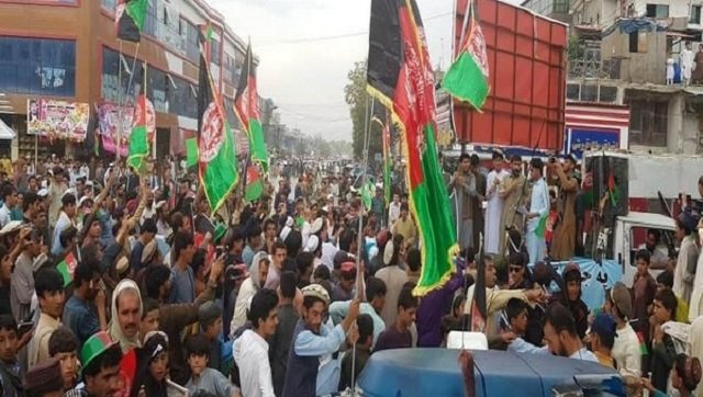 Afghanistan: Three killed, several injured after Taliban opens fire on protesters in Jalalabad Afghanistan: Three killed, several injured after Taliban opens fire on protesters in Jalalabad