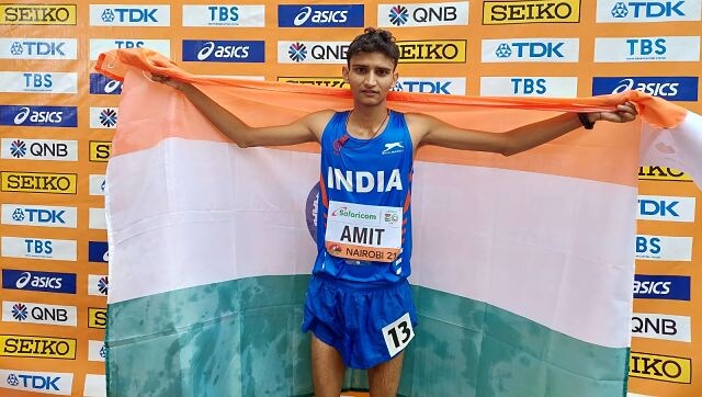 World U20 Athletics Championships: India's Amit Khatri wins silver in men’s 10,000m race walk