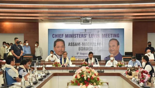 Assam, Meghalaya CMs discuss border dispute, form regional committees to resolve row Assam, Meghalaya CMs discuss border dispute, form regional committees to resolve row
