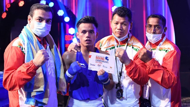 Bishwamitra Chongtham assures India of fourth medal at ASBC Youth and Junior Boxing Championships Bishwamitra Chongtham assures India of fourth medal at ASBC Youth and Junior Boxing Championships