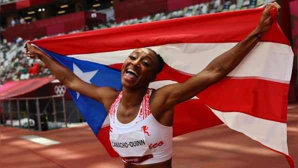 Tokyo Olympics 2020: Puerto Rico's Jasmine Camacho-Quinn keeps Keni Harrison, US out of win column